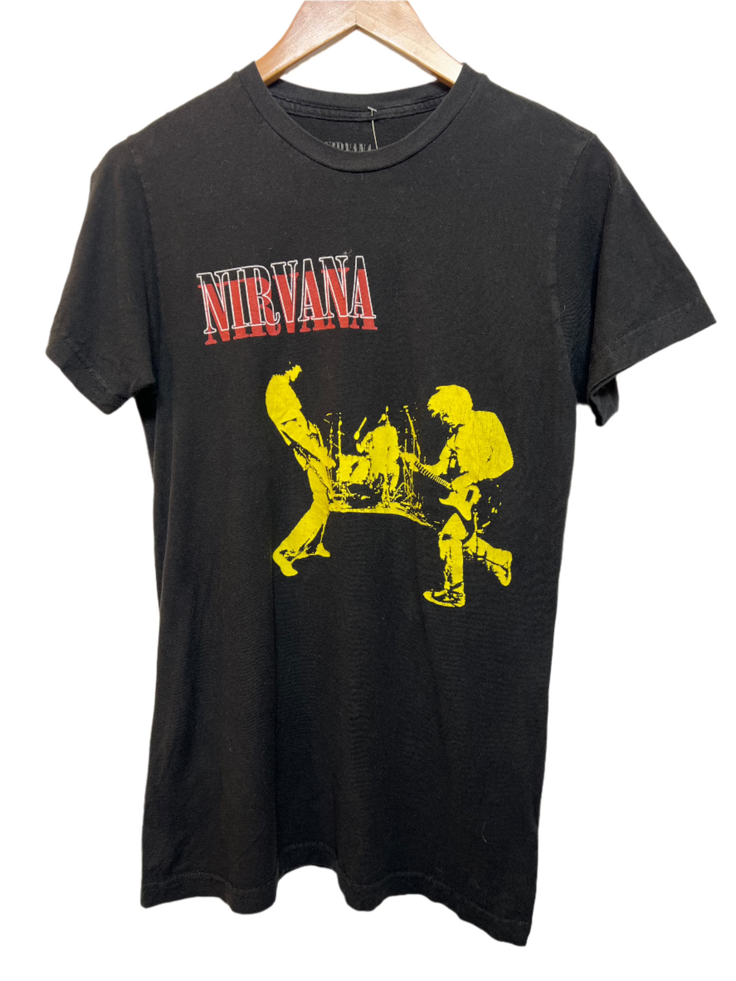 Nirvana Mens Black T Shirt (Size L)