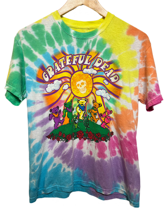 Grateful Dead Mens Tie Dye T Shirt (Size S)