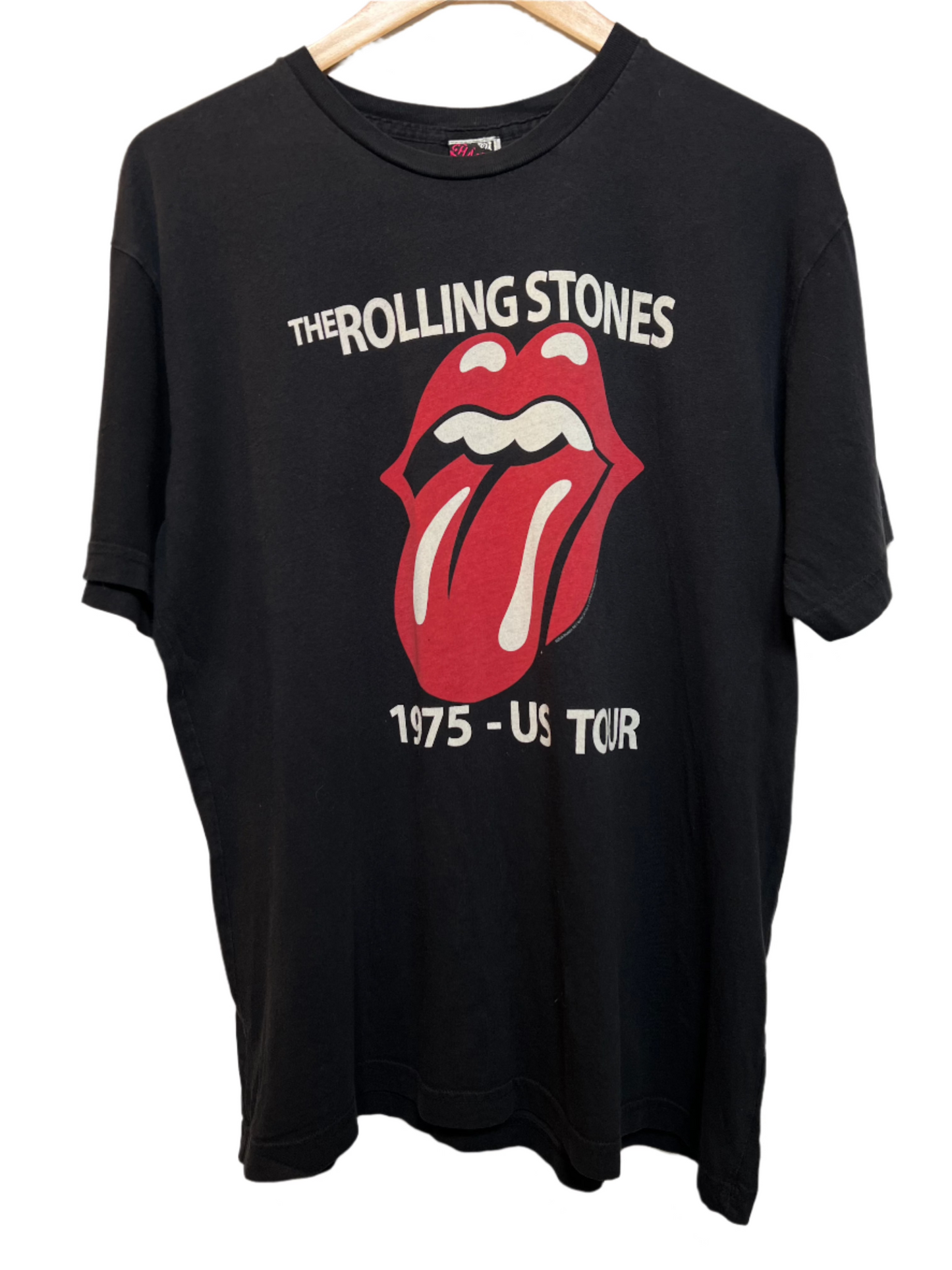 The Rolling Stones Mens Black T Shirt (Size L)