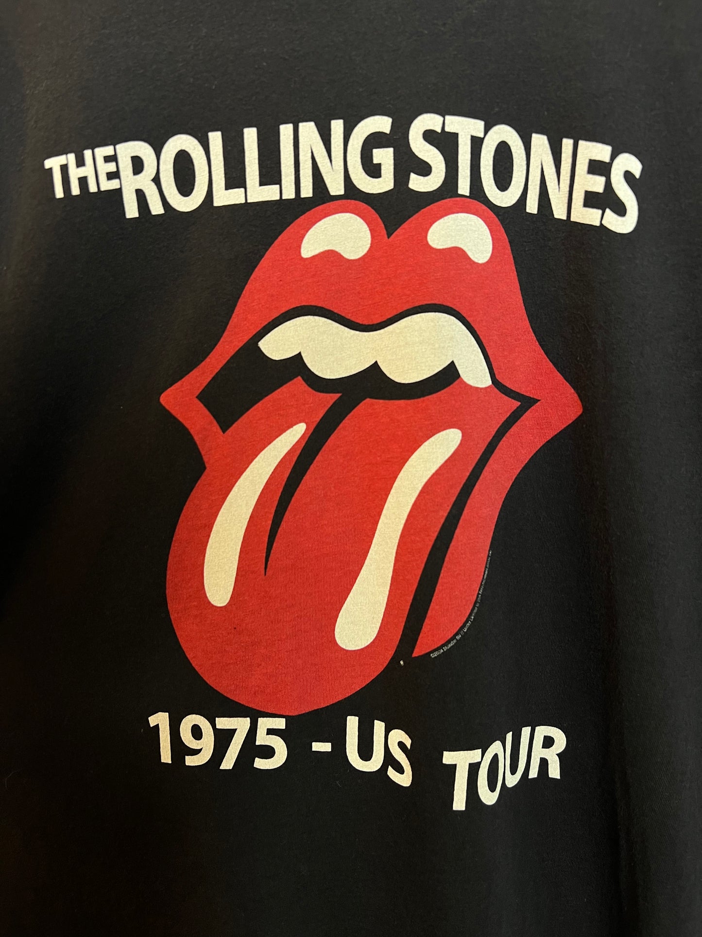 The Rolling Stones Mens Black T Shirt (Size L)