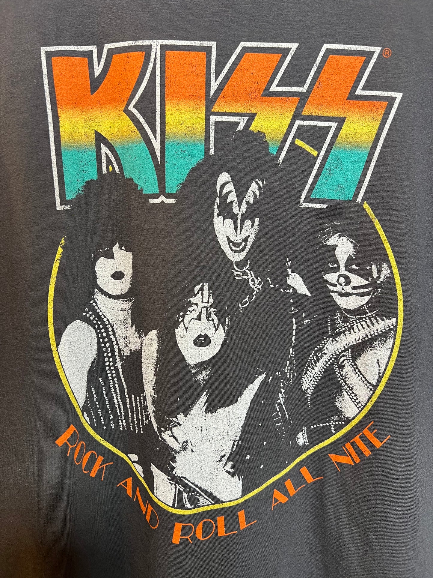 KISS Mens Grey T Shirt (Size XL)