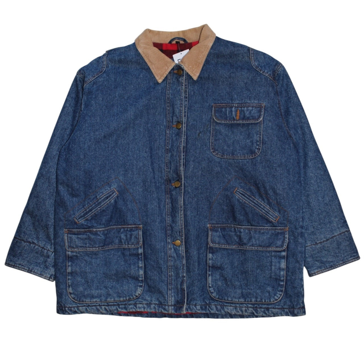 Spencer Douglas Denim Overcoat (Size XXL)