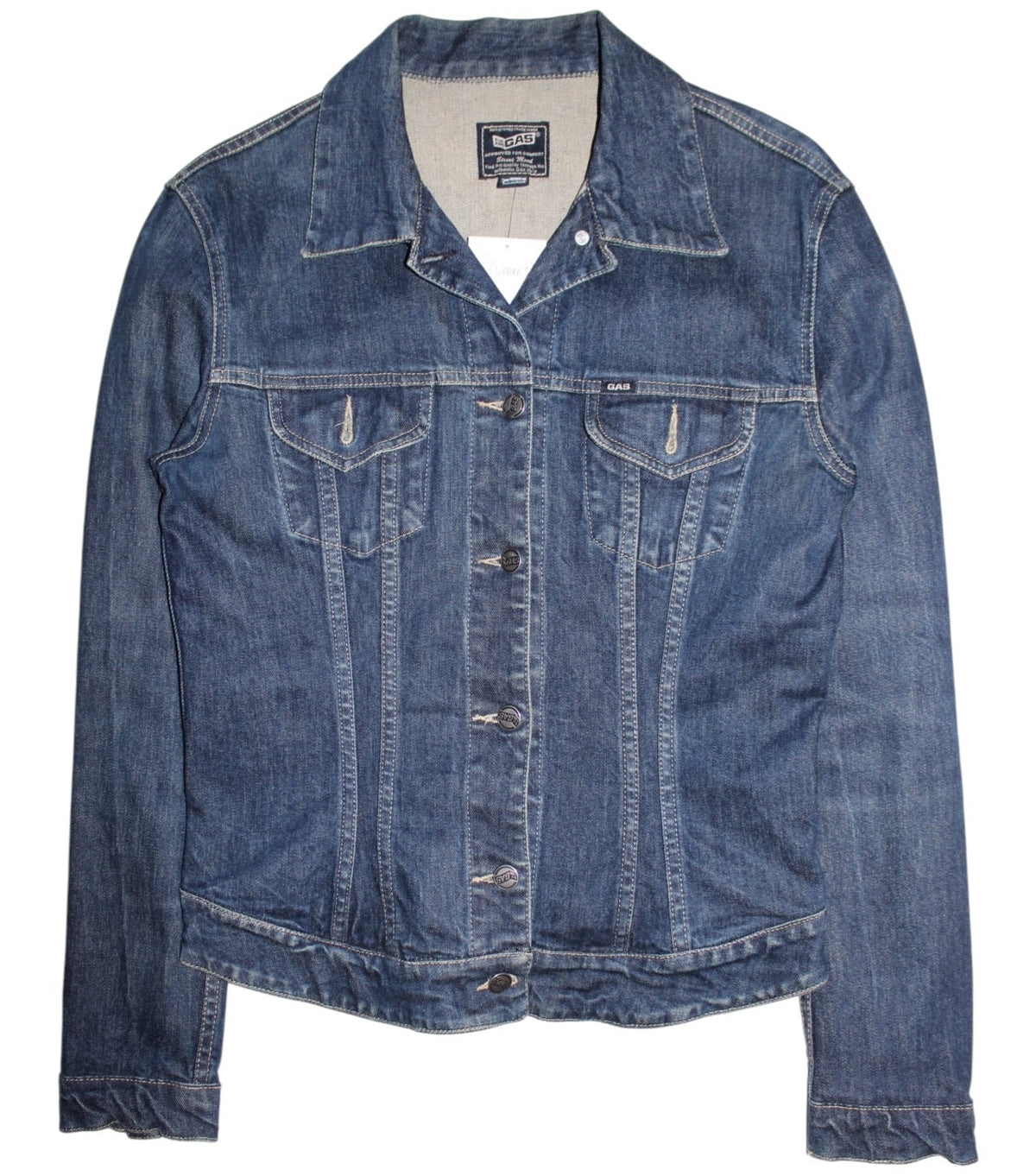Gas Blue Jeans Women's Denim Jacket (Size L)