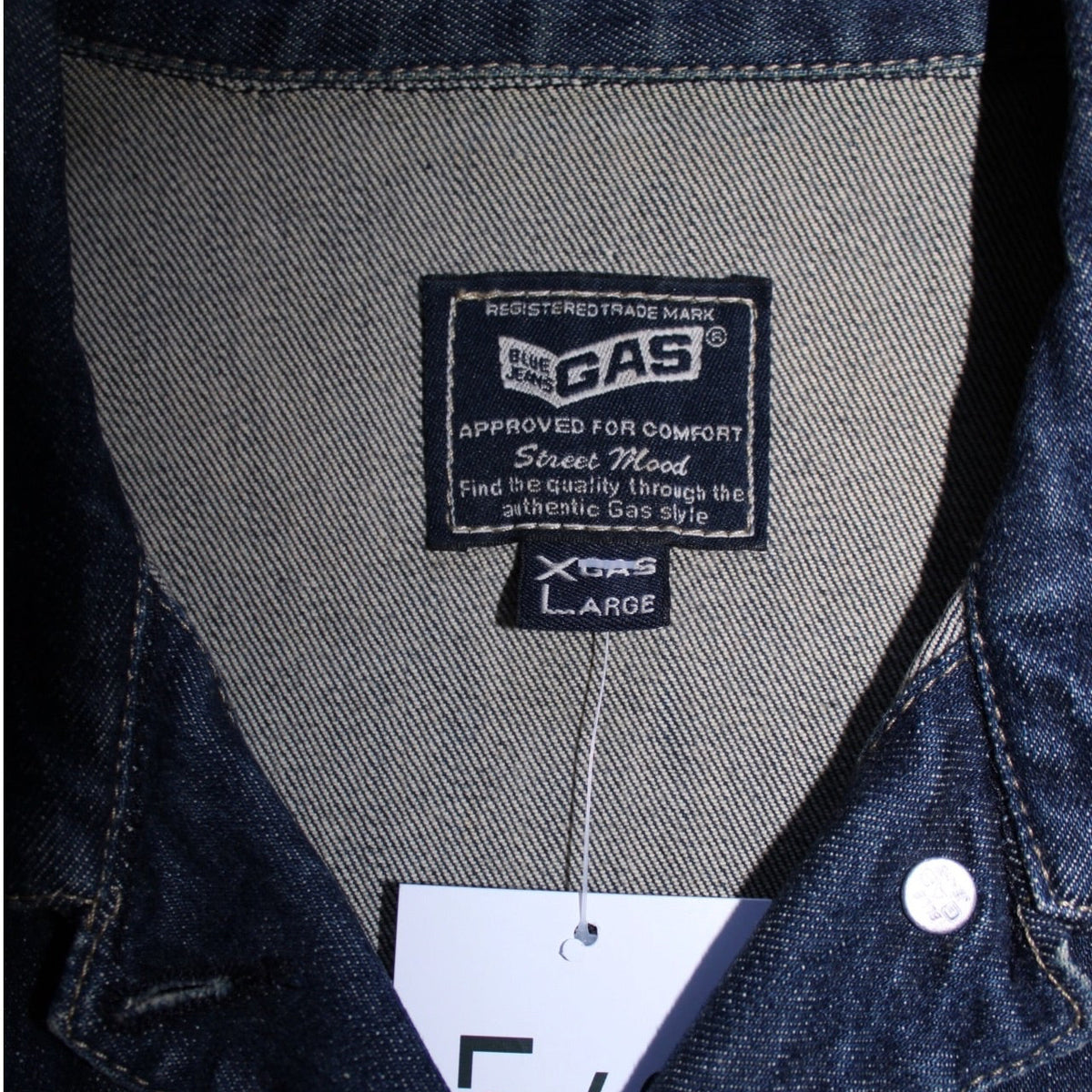 Gas Blue Jeans Women's Denim Jacket (Size L)