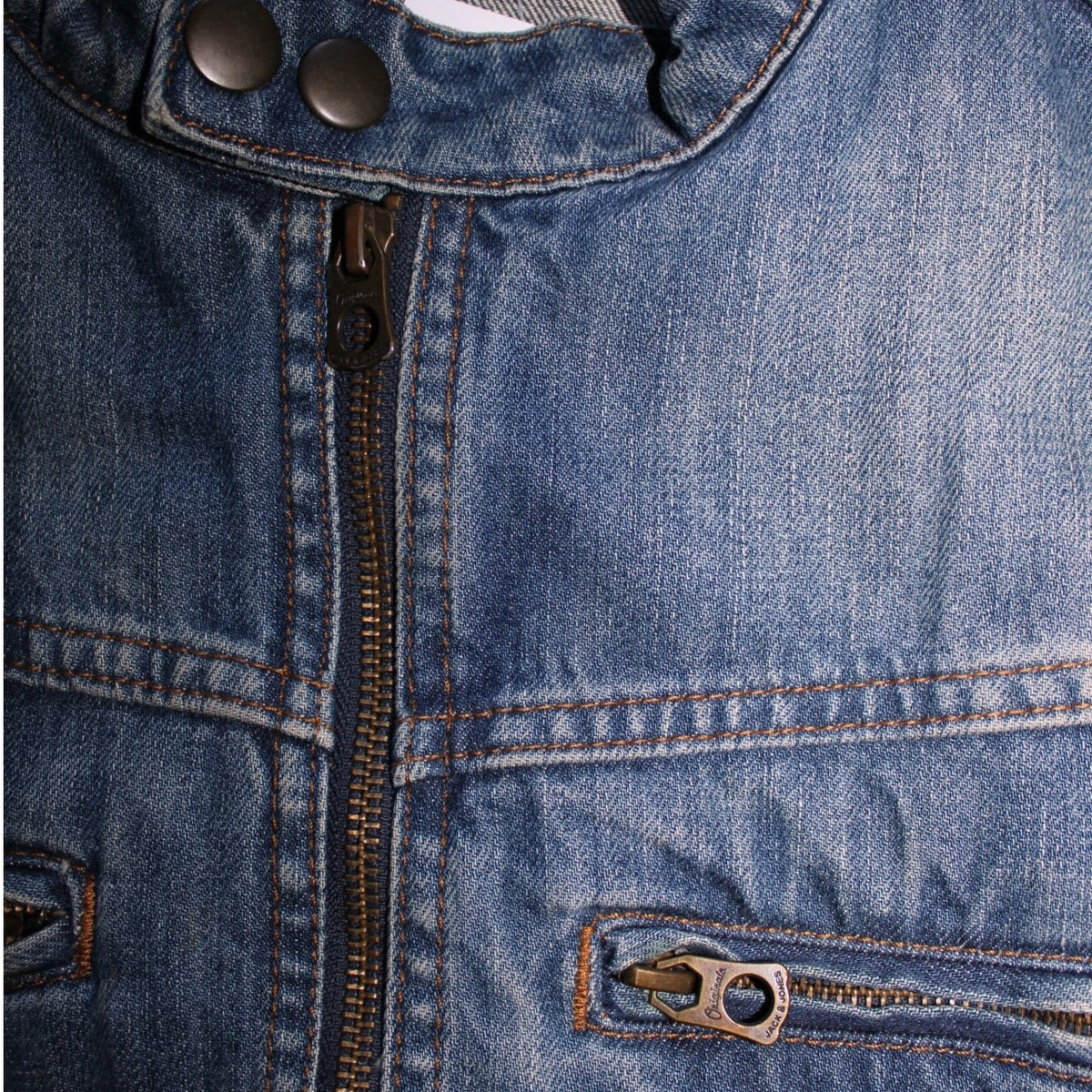Jack & Jones Zipped Women's Denim Jacket (Size L)