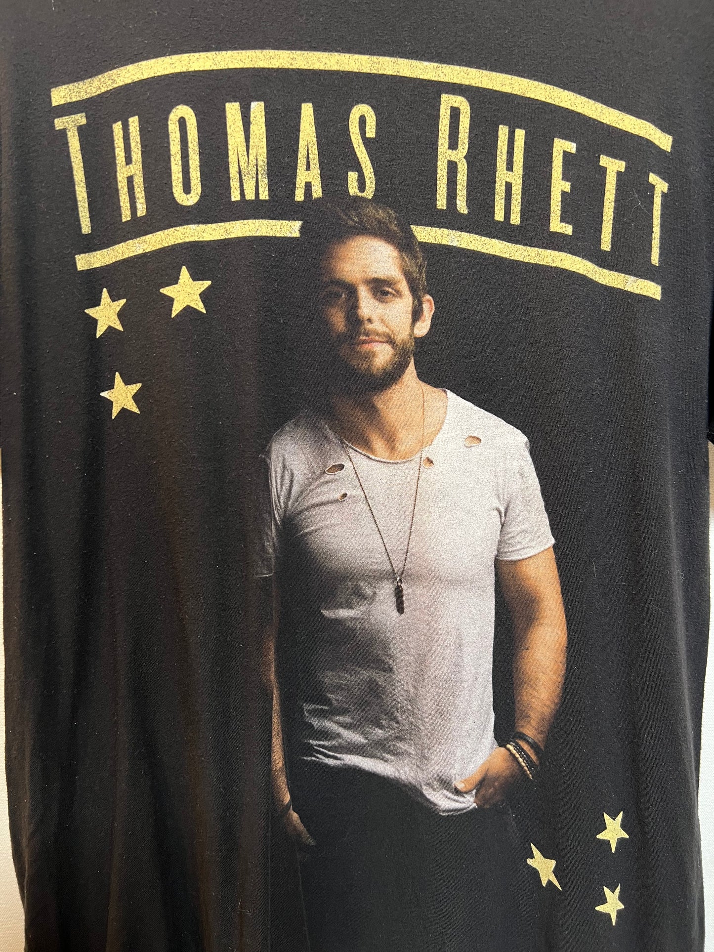 Thomas RhettMens Black T Shirt (Size L)