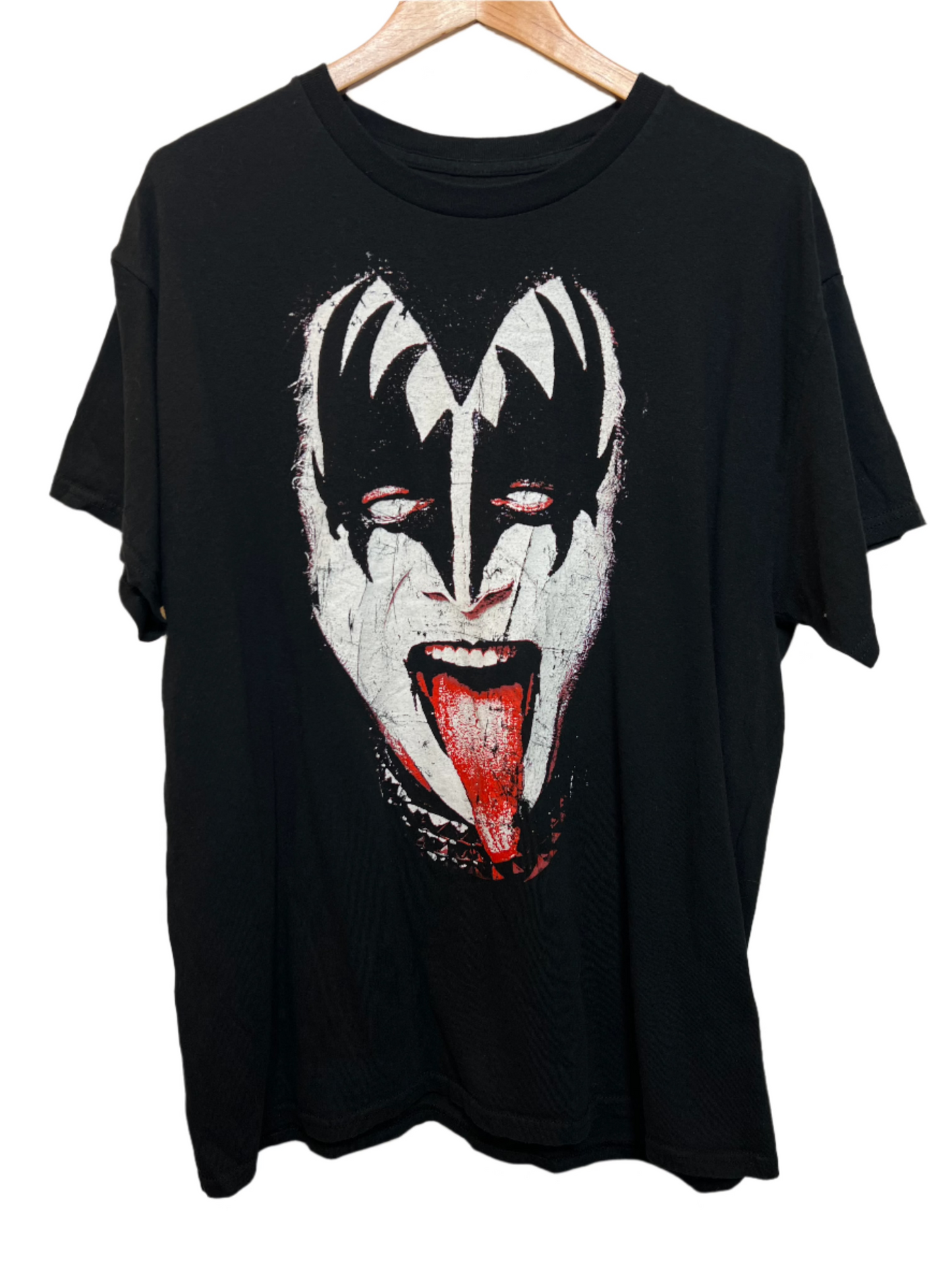 KISS Mens Black T Shirt (Size L)