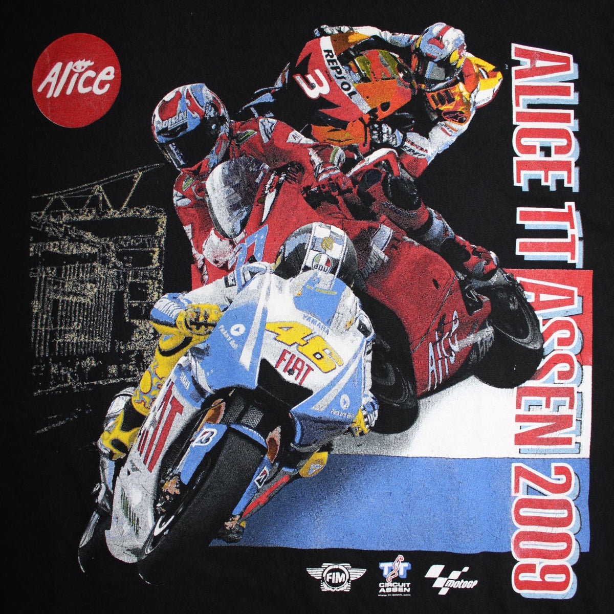Alice TT Assen MotoGP T Shirt (Size L)