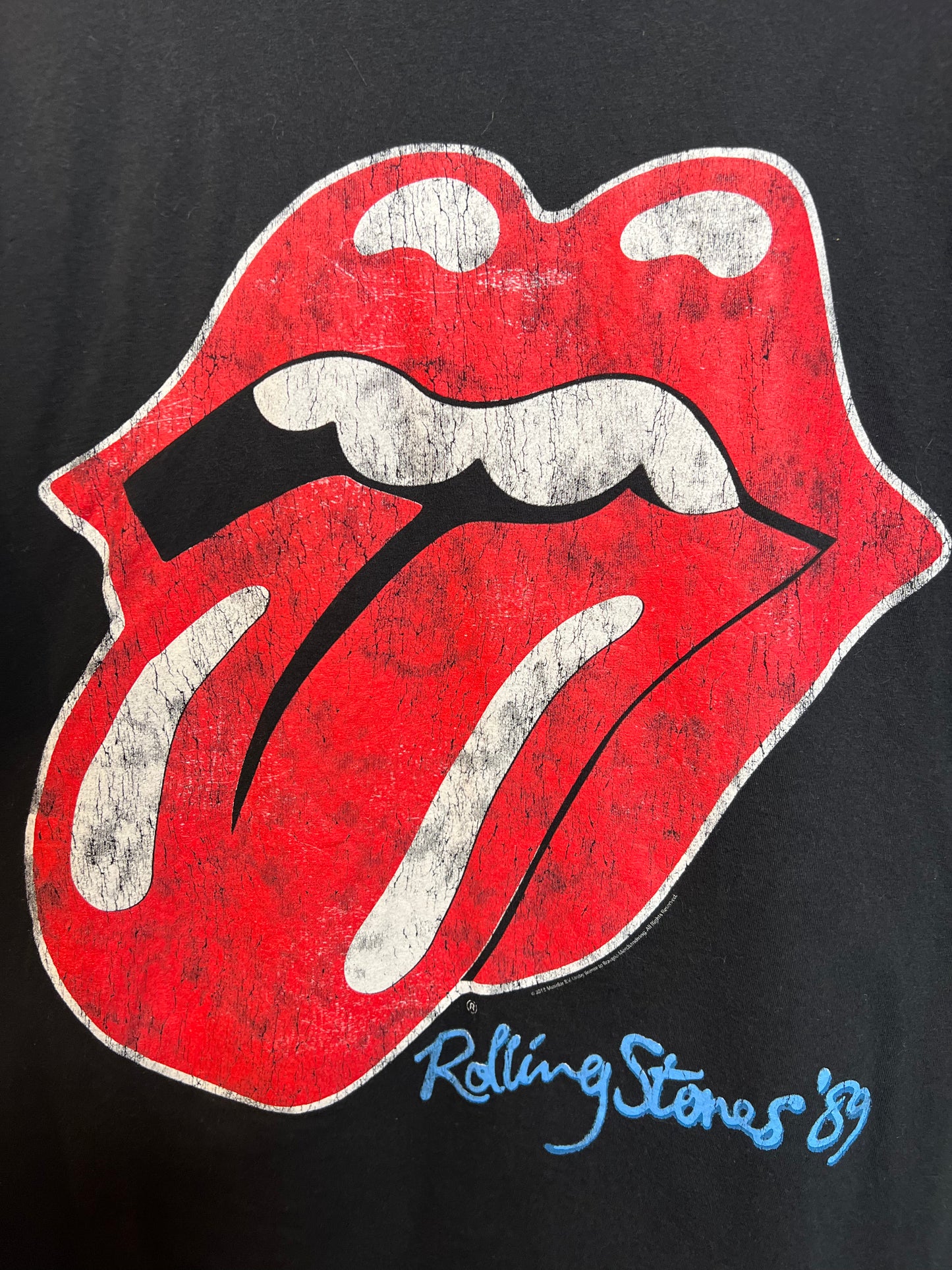 The Rolling Stones Mens Black T Shirt (Size XL)