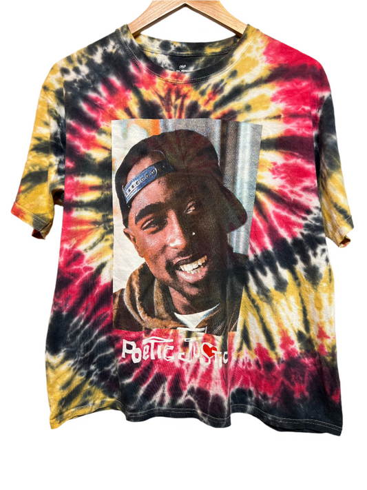 Poetic Justice Mens Tie Dye T Shirt (Size M)