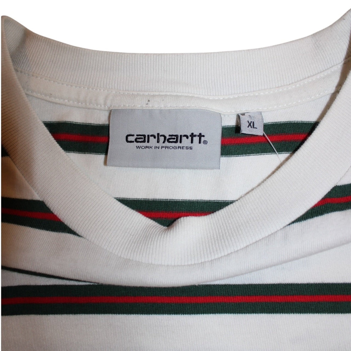 Carhartt Striped T Shirt (Size XL)