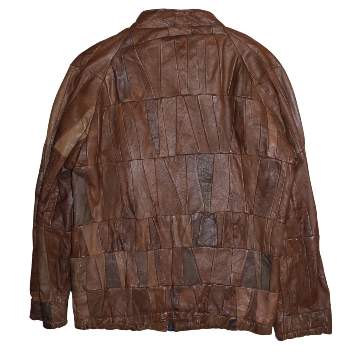 Leather Zipped Jacket (Size M)