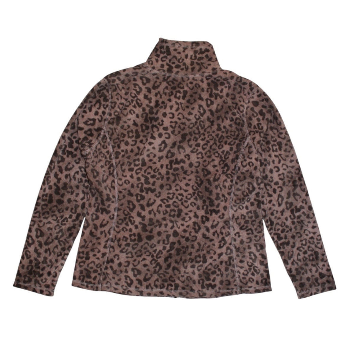 Old Navy Cheetah Print Zipped Fleece (Size XL)