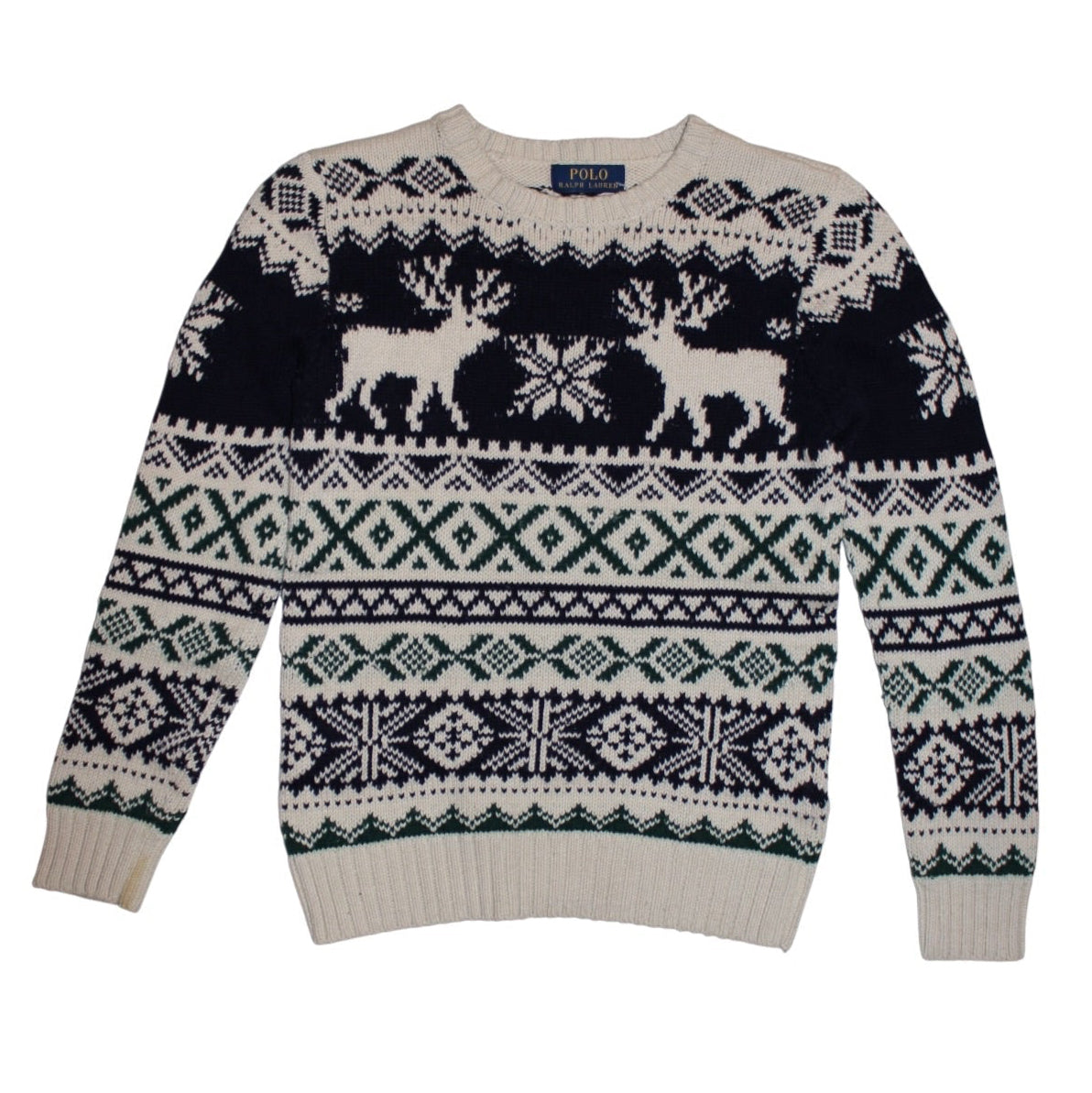 Polo Ralph Lauren knitted women's Christmas jumper (size S)
