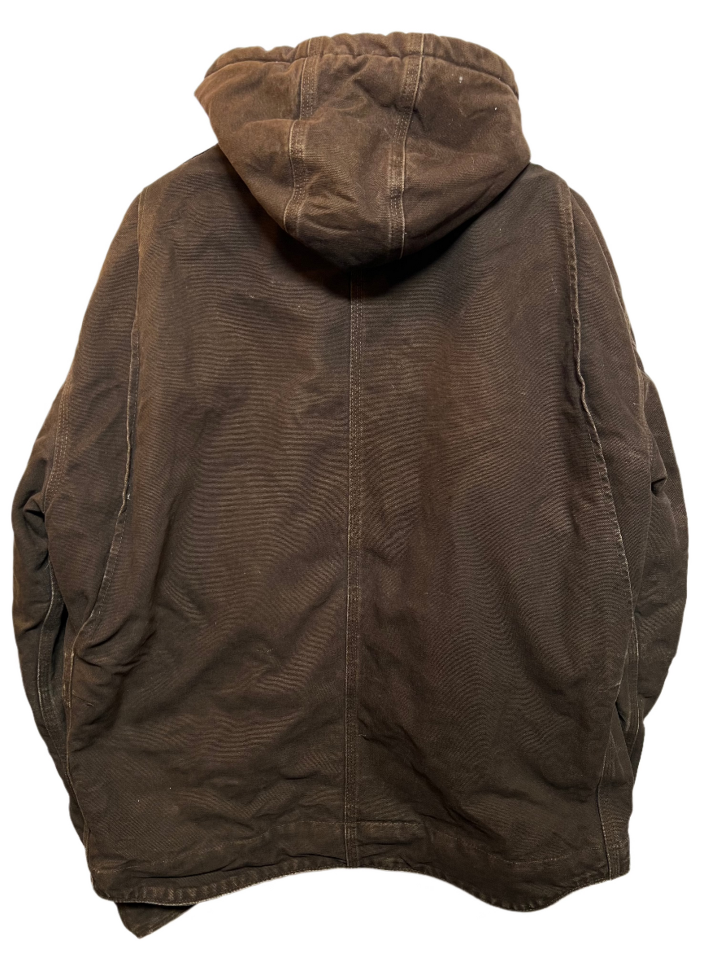 Carhartt Mens Dark Brown Jacket (Size L)