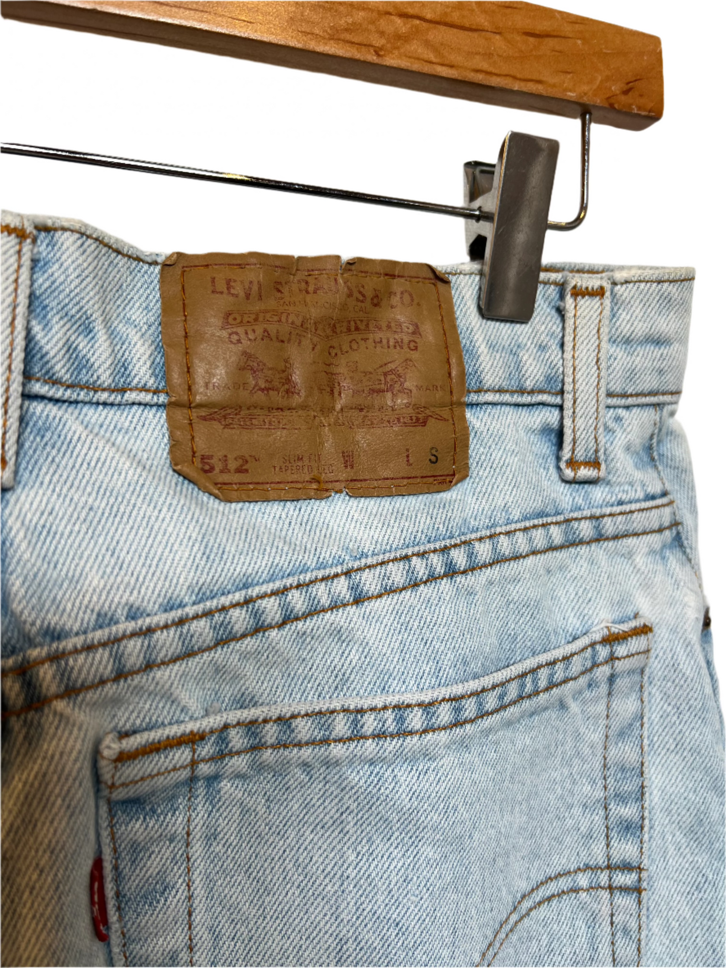 Levi's 512 Light Blue Jeans (30x27)