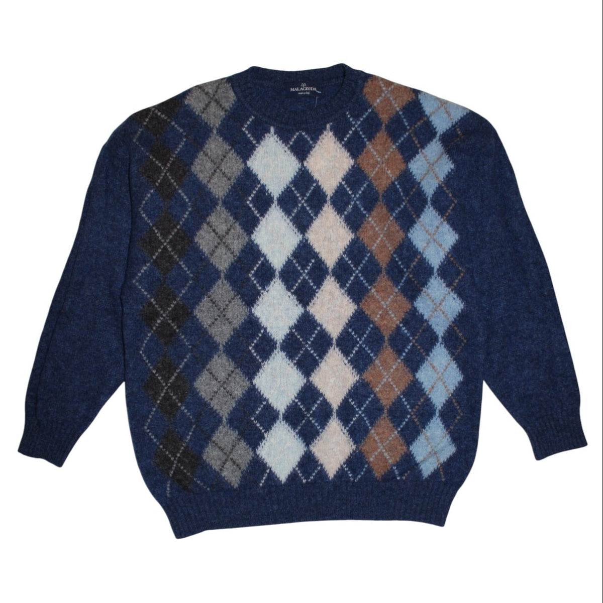 Malagrida Women's Argyle Sweater (Size L)