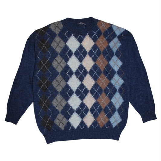 Malagrida Women's Argyle Sweater (Size L)