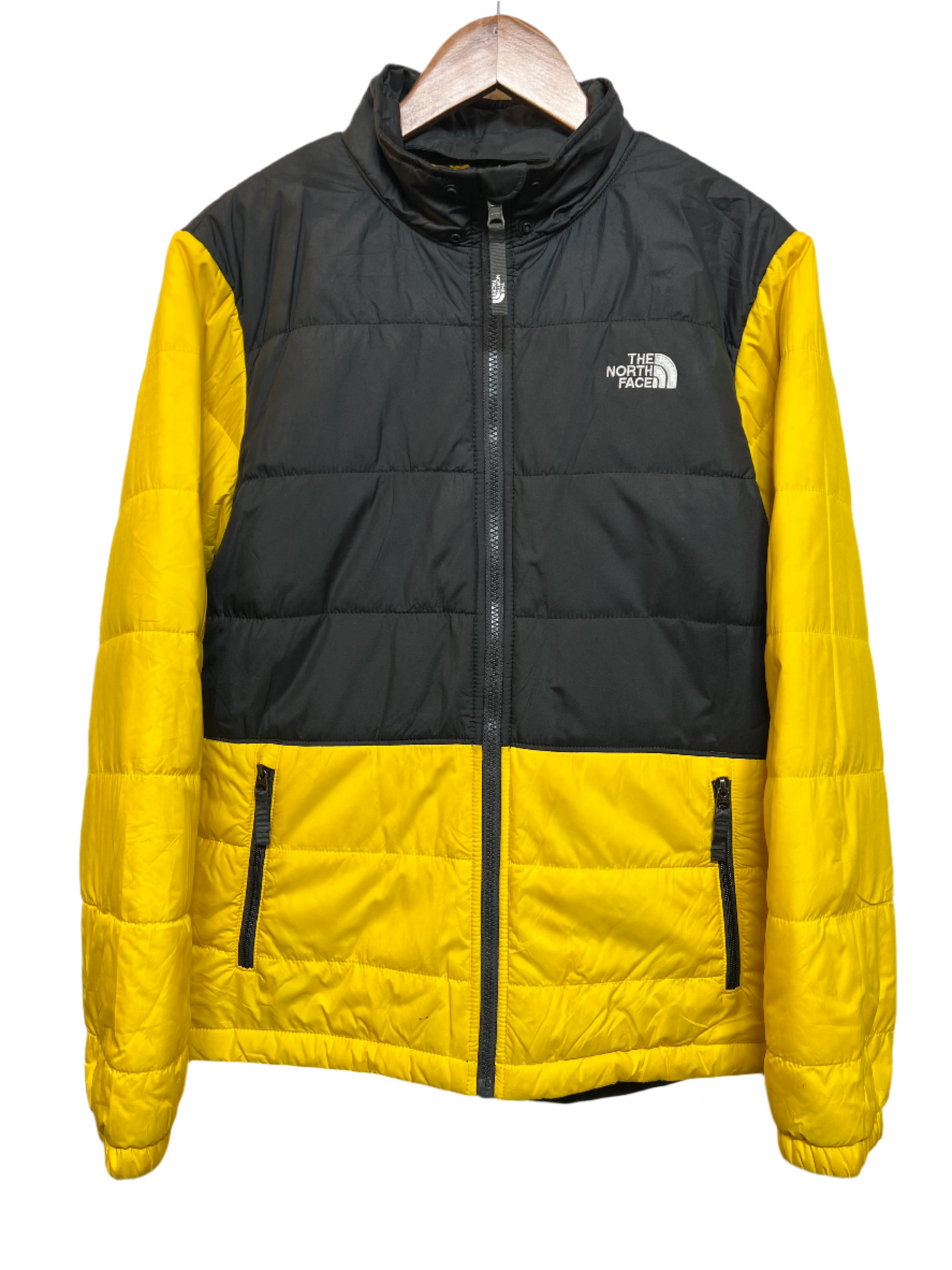 The North Face Yellow Reversible Light Puffer (Men's Size S)