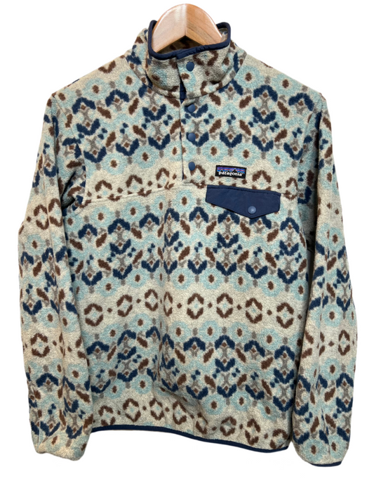 Patagonia Men's Patterned Fleece (Size S)