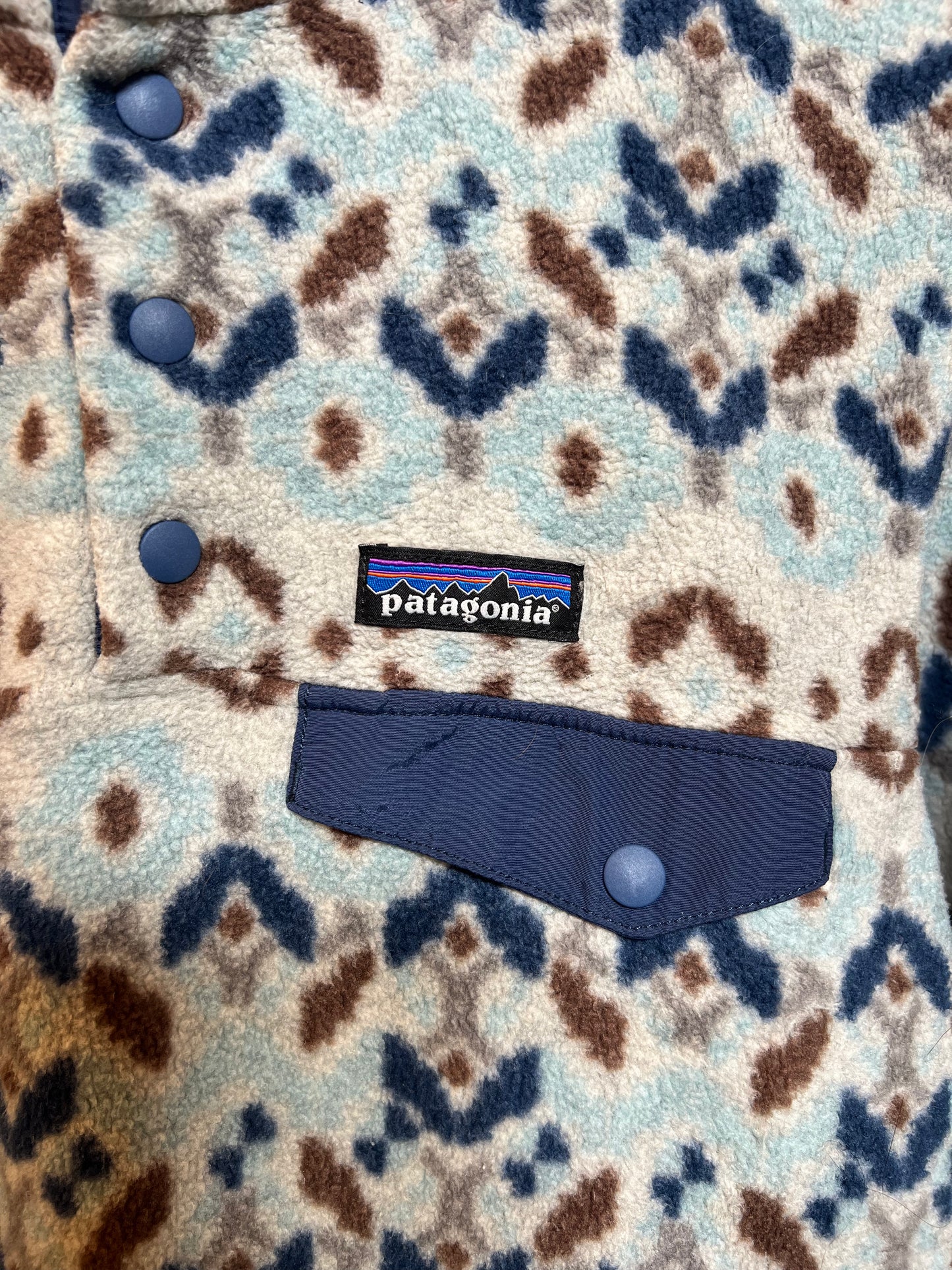 Patagonia Men's Patterned Fleece (Size S)