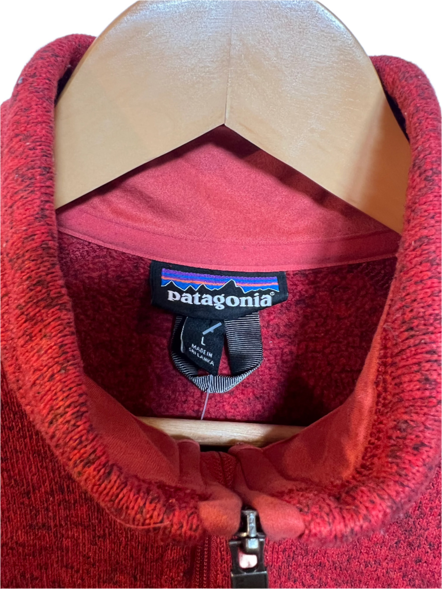 Patagonia Mens Red Fleece (Size L)