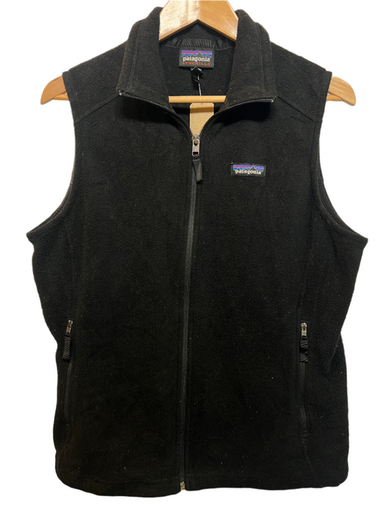 Patagonia Mens Black Gilet Fleece (Size L)