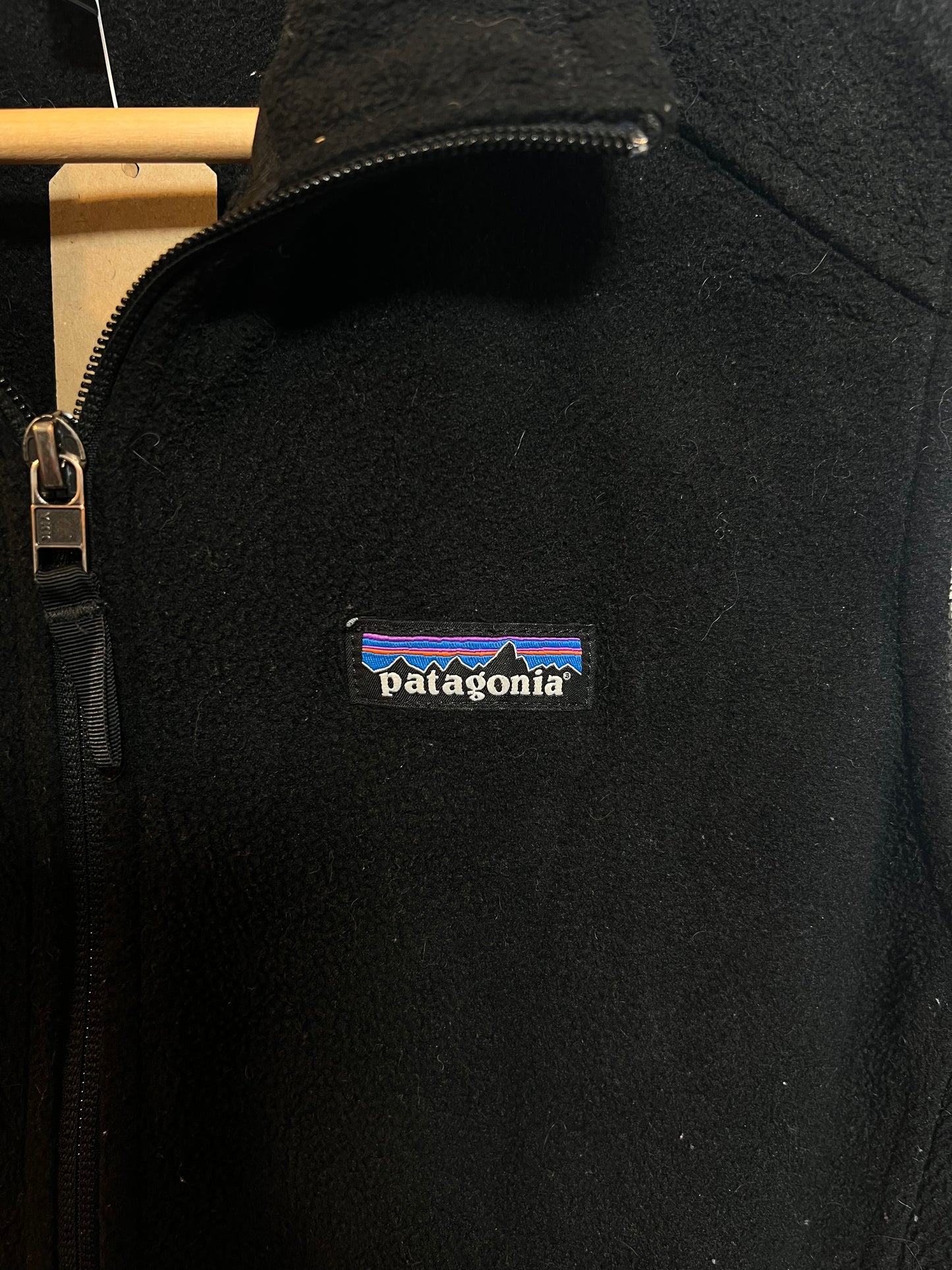 Patagonia Mens Black Gilet Fleece (Size L)