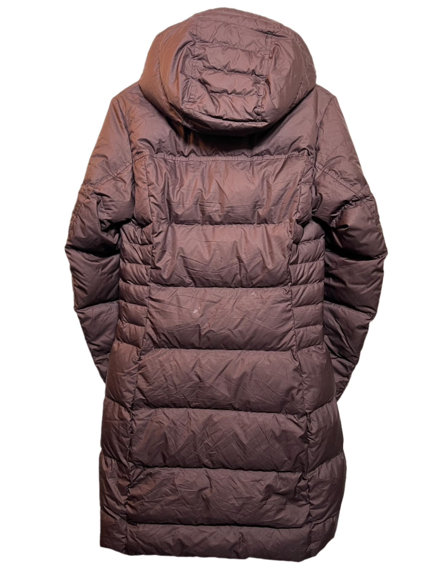 Patagonia Women's Burgundy Long Puffer Coat (Size S)