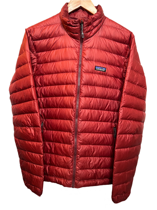 Patagonia Mens Red Lightweight Puffer (Size M)