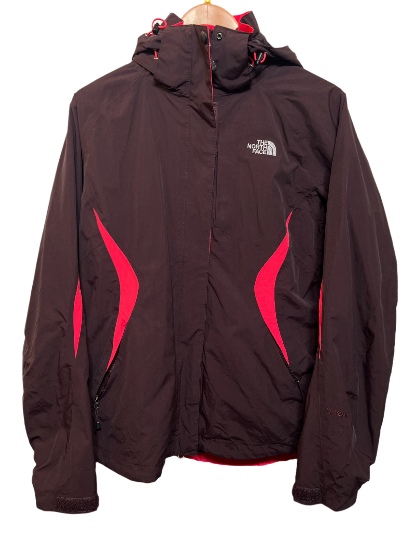 The North Face Women's Black Rain Coat (Size M)