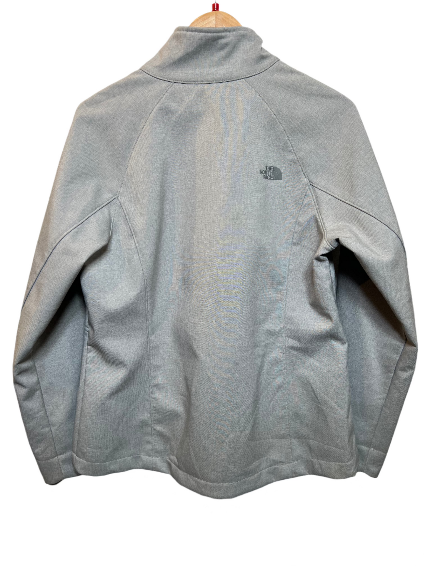 The North Face Women's Light Grey Jacket (Size L)