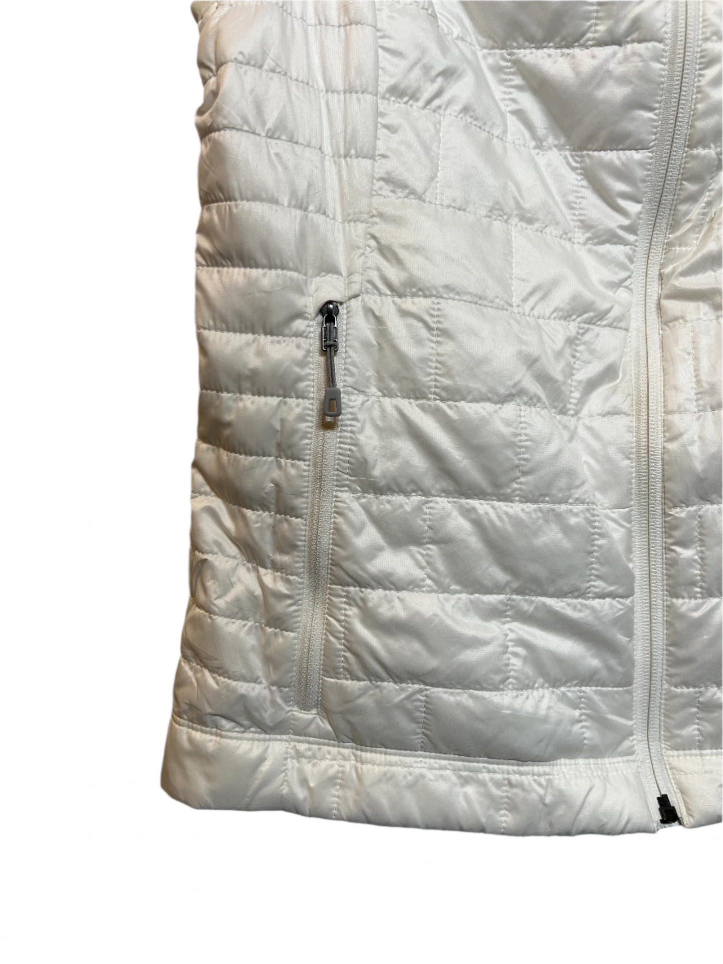 Patagonia Women's White Gilet Puffer (Size S)