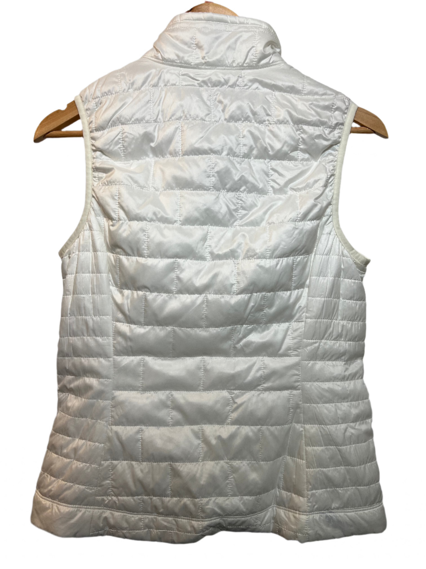 Patagonia Women's White Gilet Puffer (Size S)