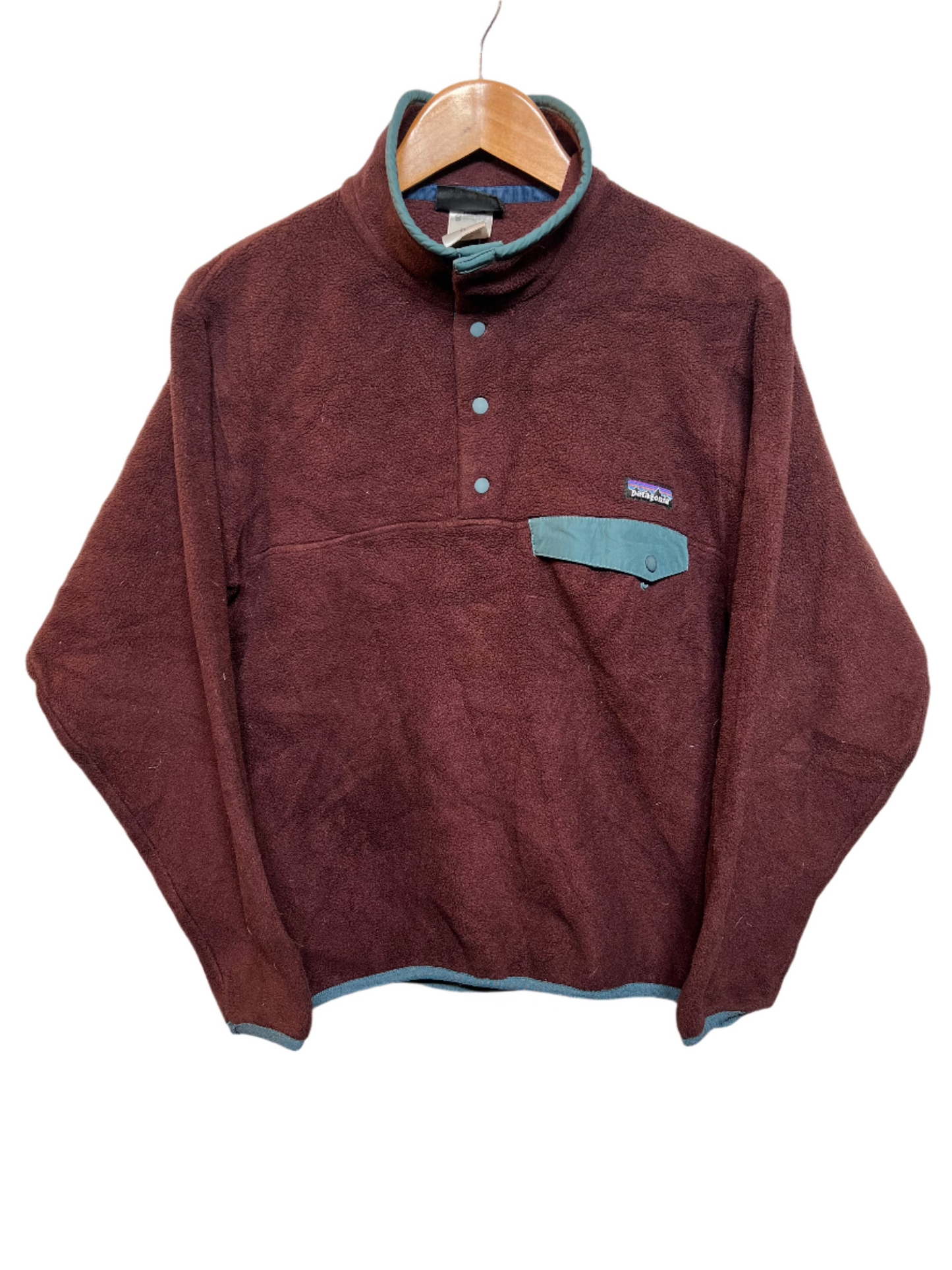 Patagonia Mens Burgundy Fleece (Size XS)