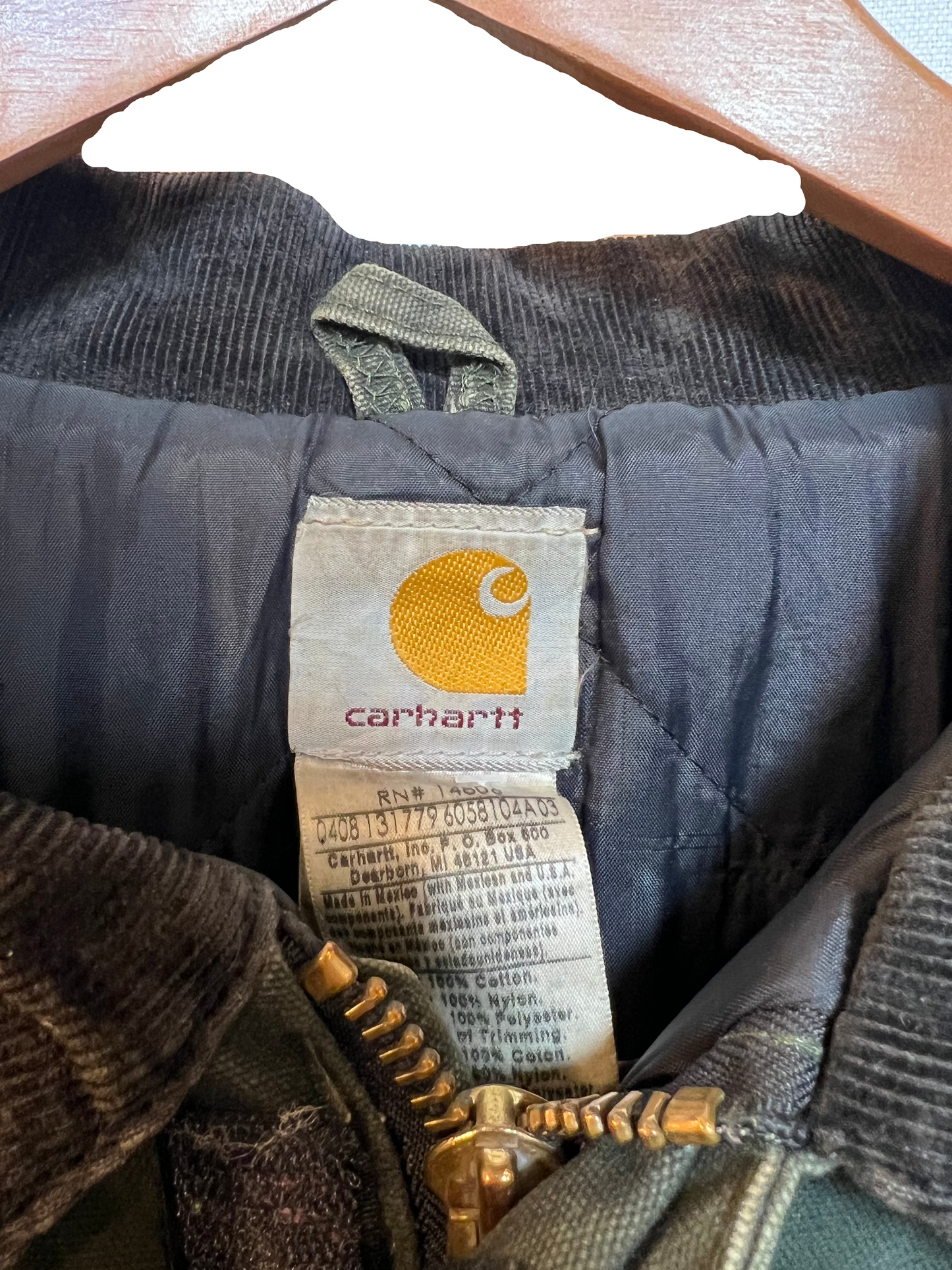 Carhartt Mens Green Jacket (Size XXL)