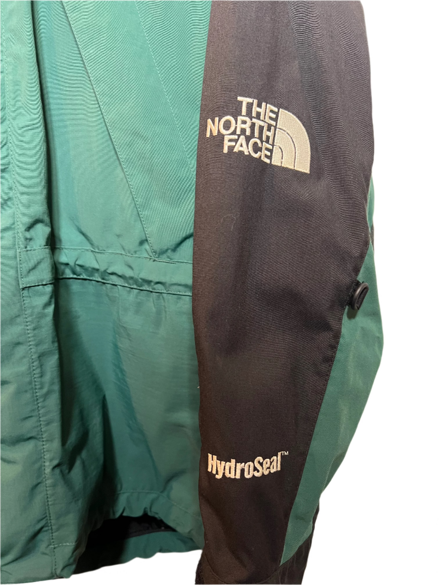 The North Face Mens Green Black Rain Coat (Size M)