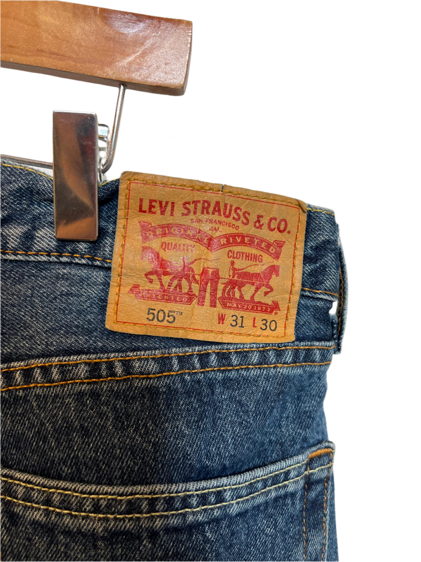 Levi 505 Blue Jeans (31x30)