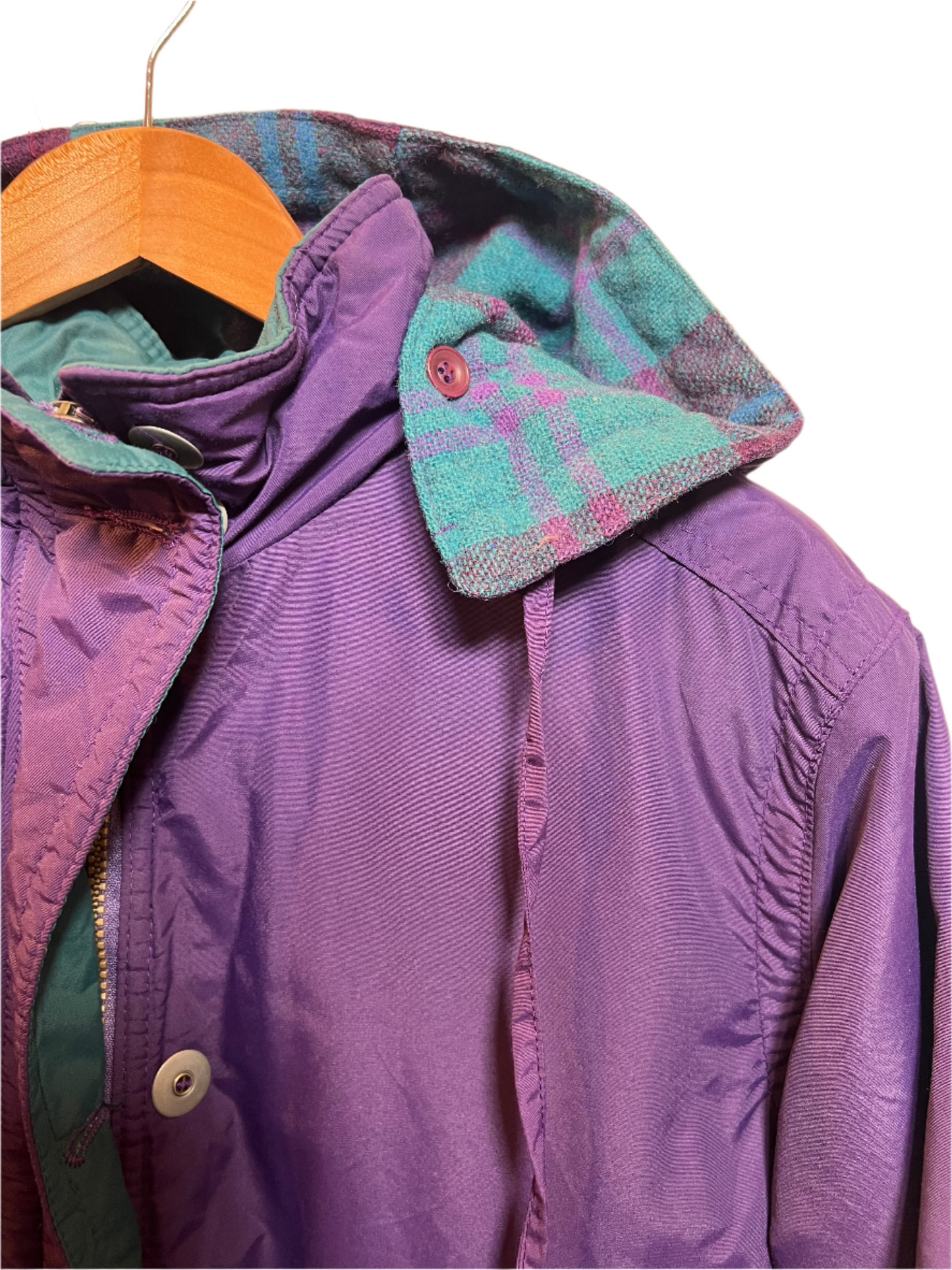 L.L. Bean Women's Purple Coat (Size XL)