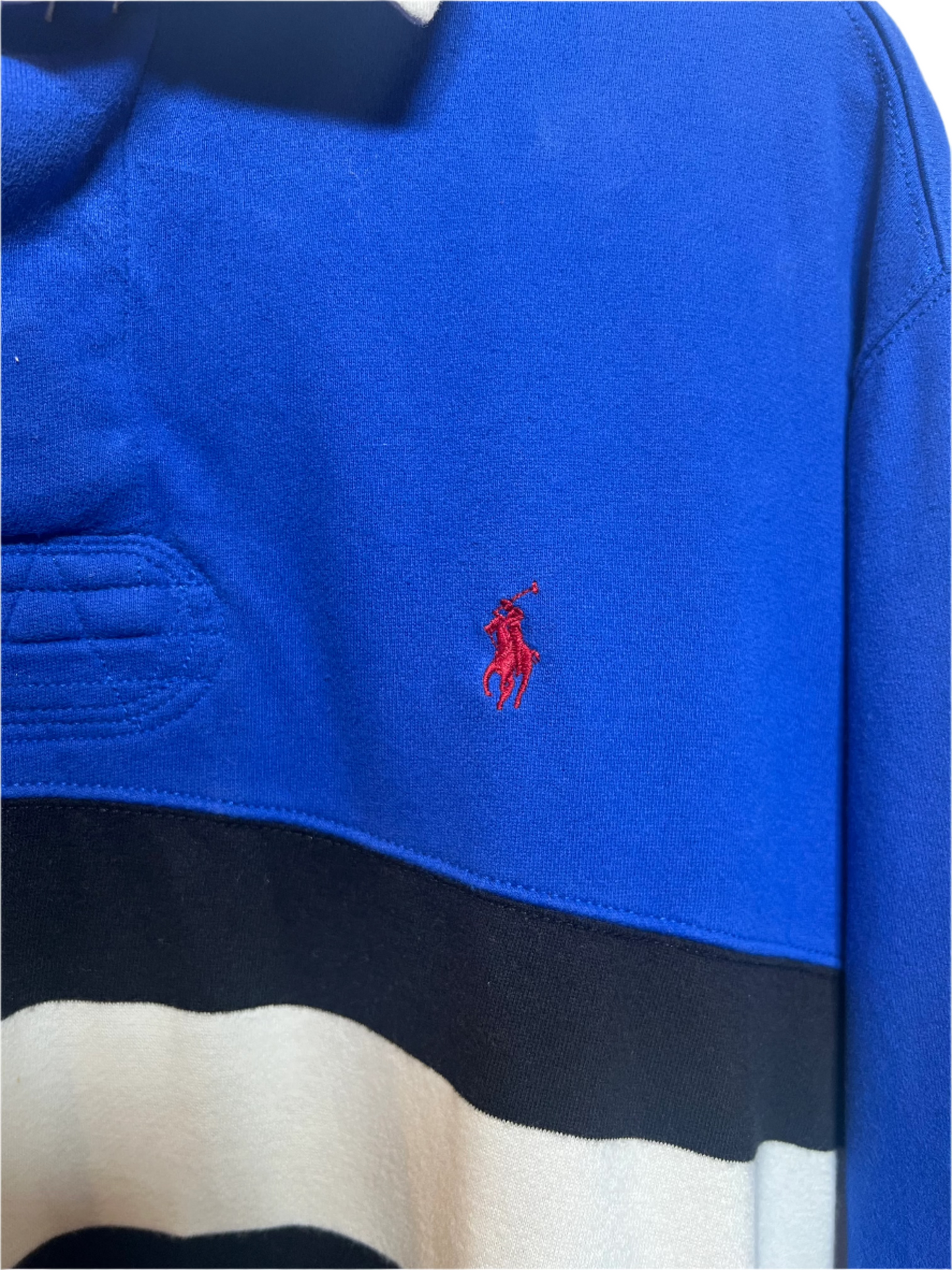 Polo Ralph Lauren Mens Blue Rugby Polo (Size XL)