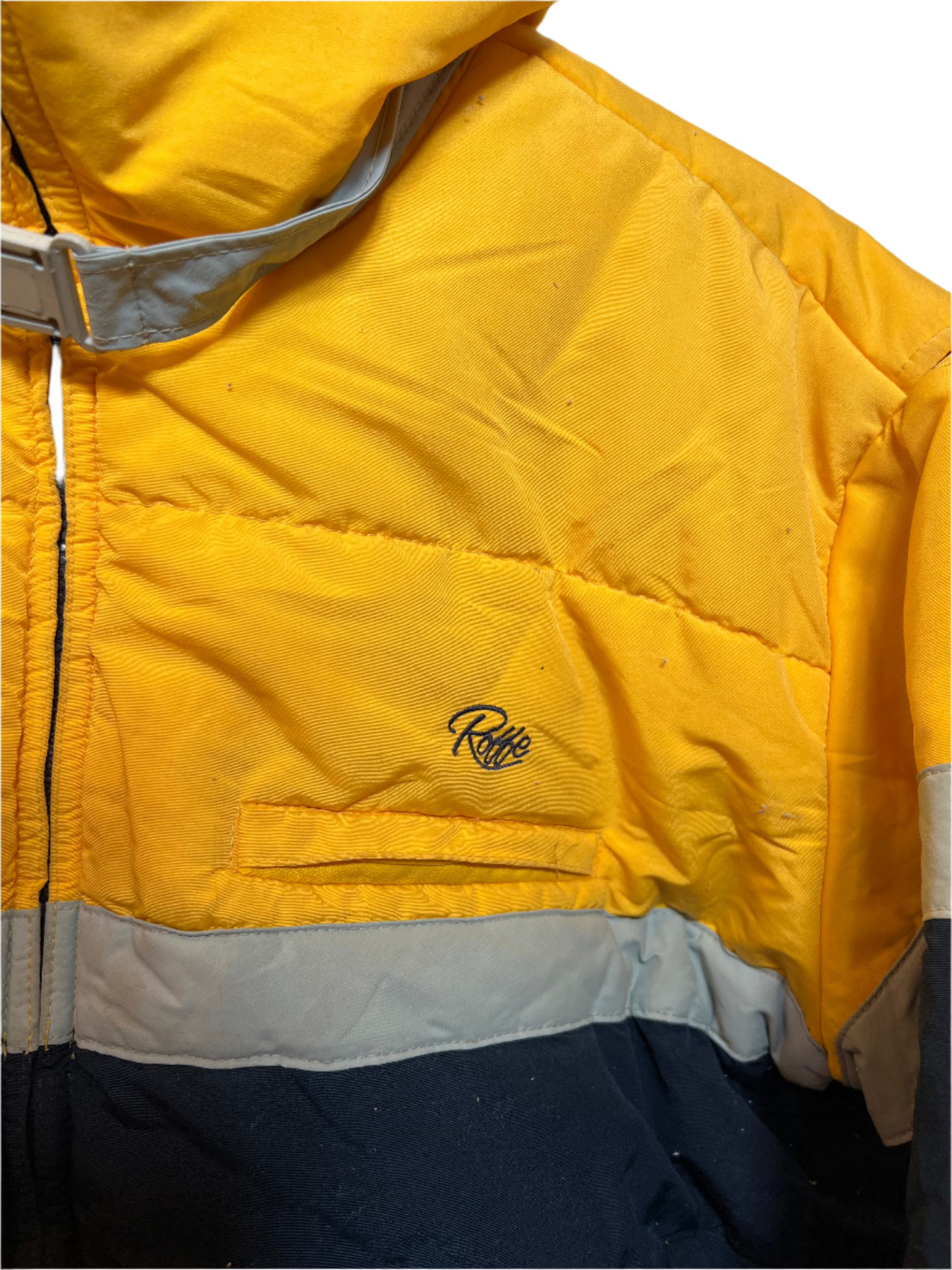 Robbe Mens Yellow Ski Jacket (Size S)