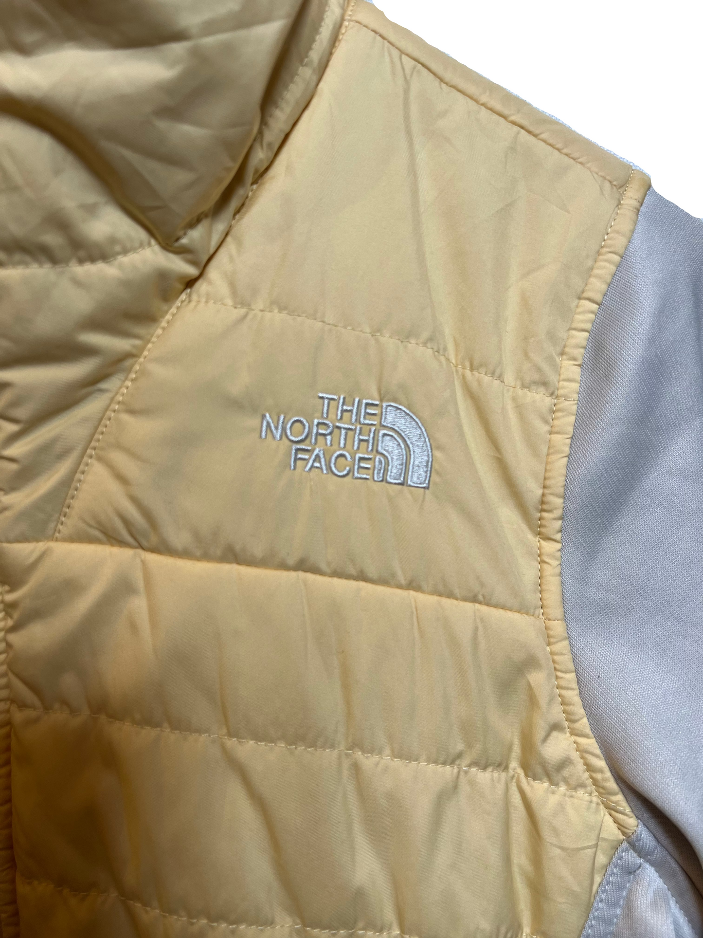 The North Face Women's Yellow Lightweight Puffer (Size M)