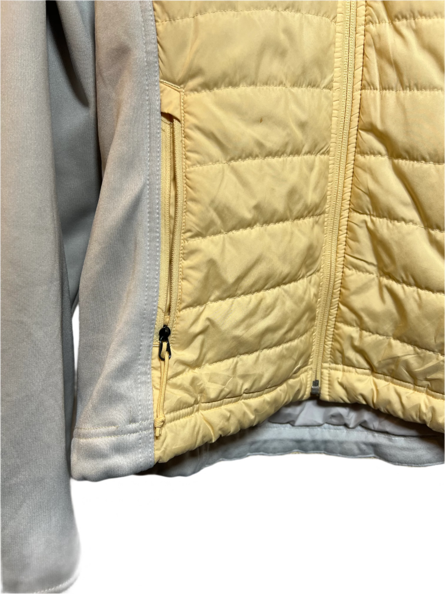 The North Face Women's Yellow Lightweight Puffer (Size M)