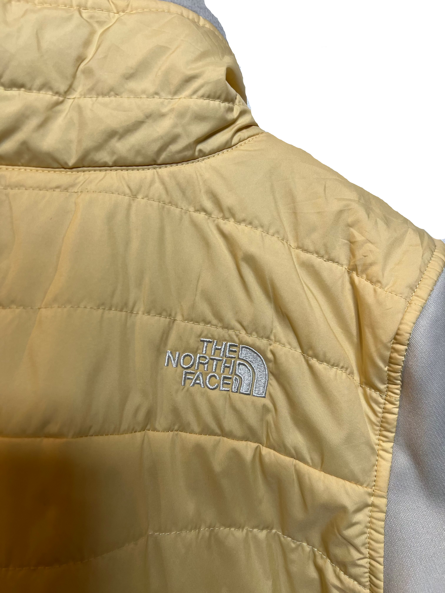 The North Face Women's Yellow Lightweight Puffer (Size M)