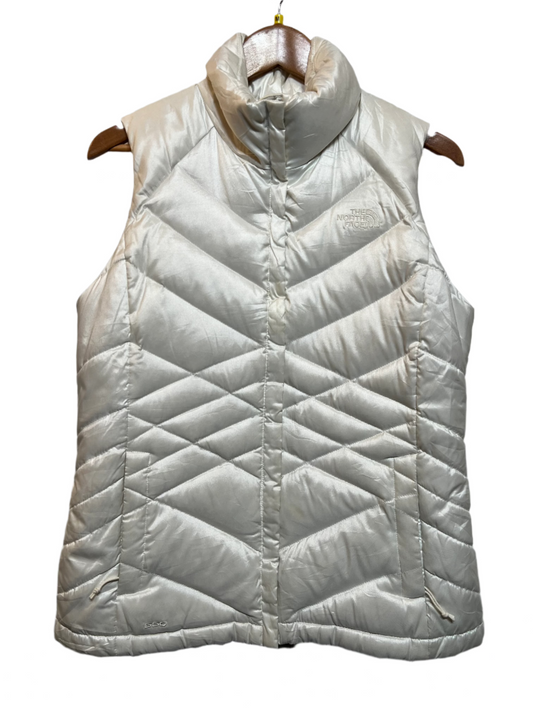 The North Face Women's White Gilet (Size M)