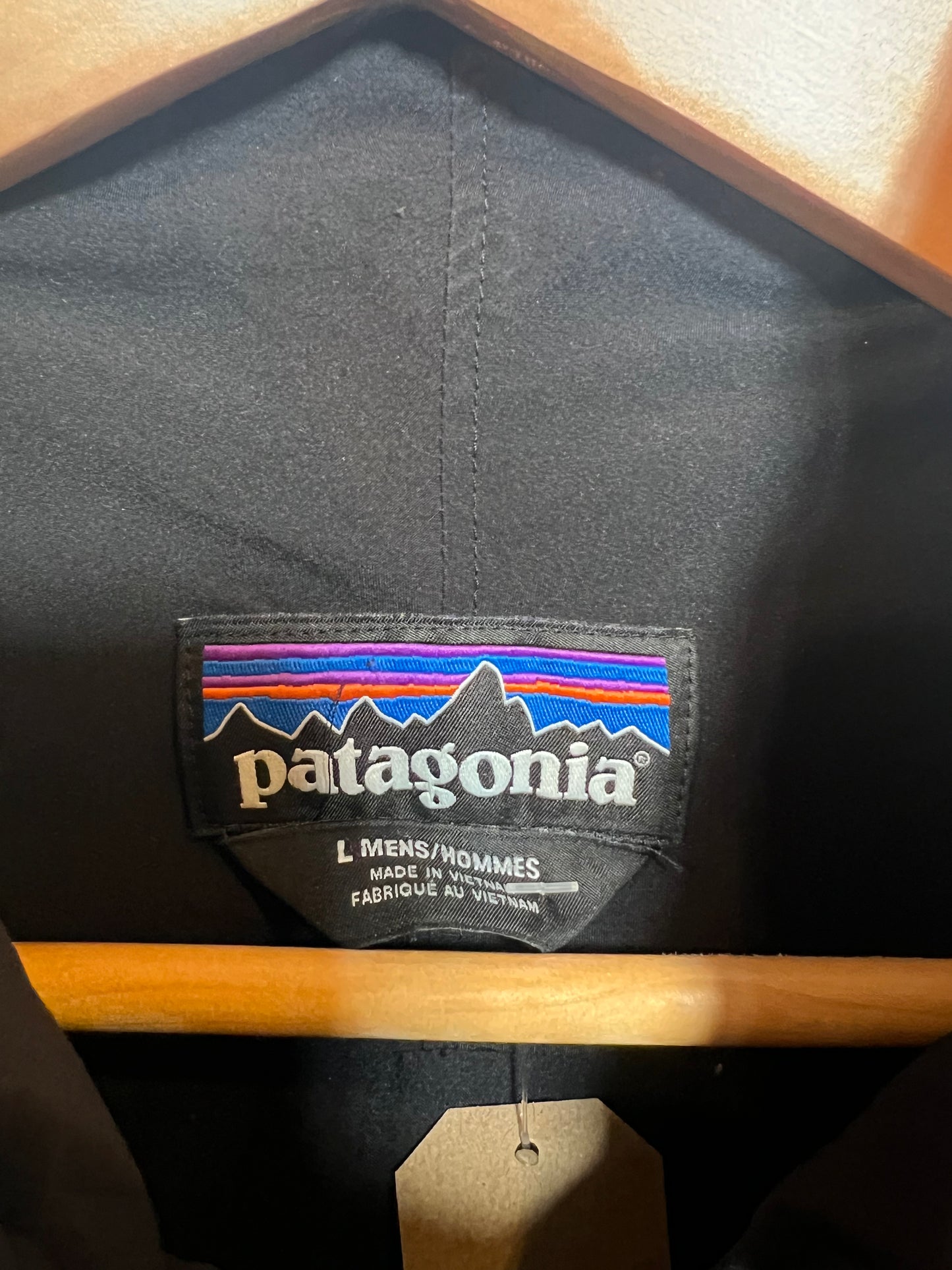 Patagonia Mens Padded Black Coat (Size L)