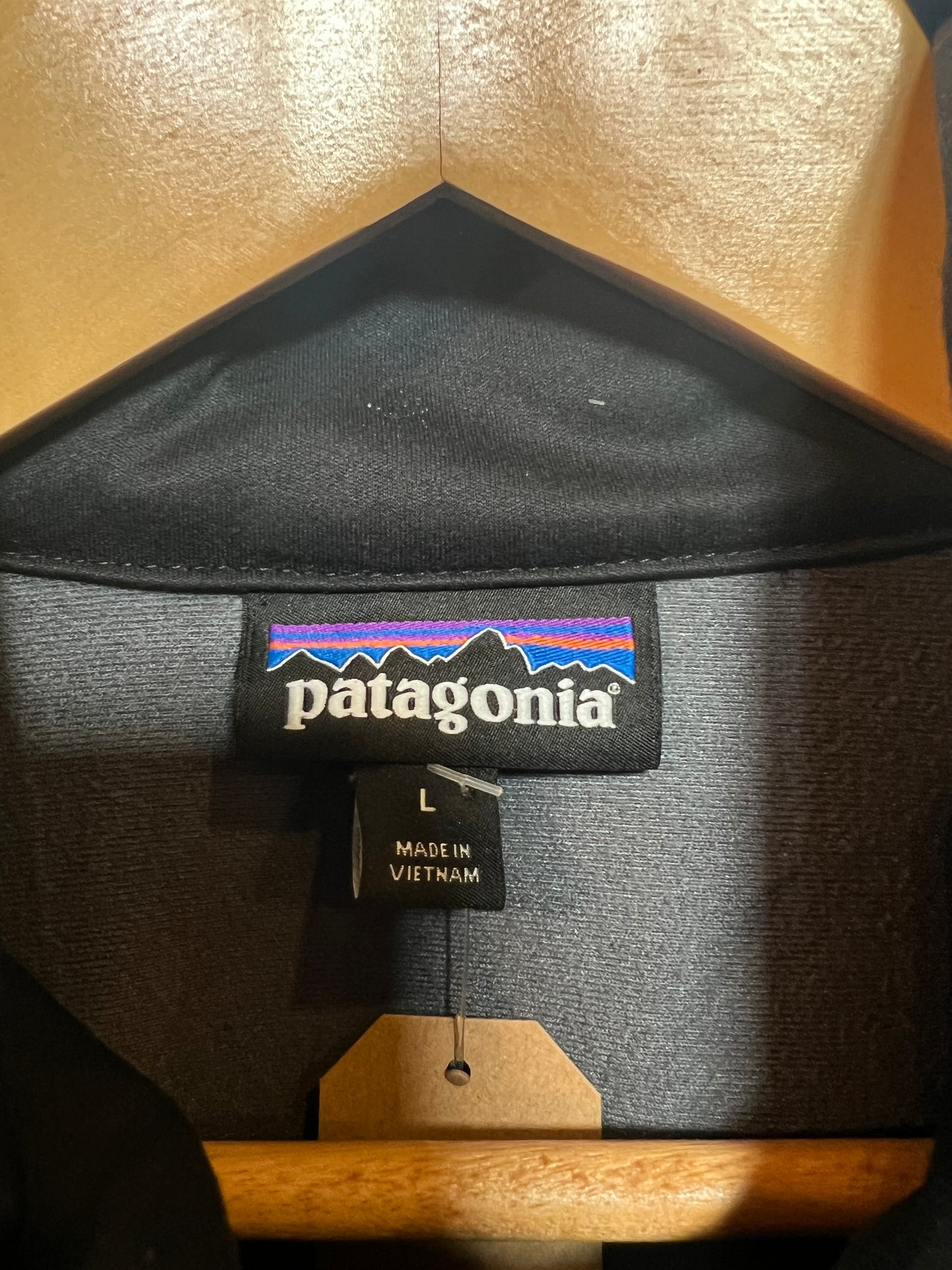 Patagonia Women's Black Soft Shell Jacket (Size L)