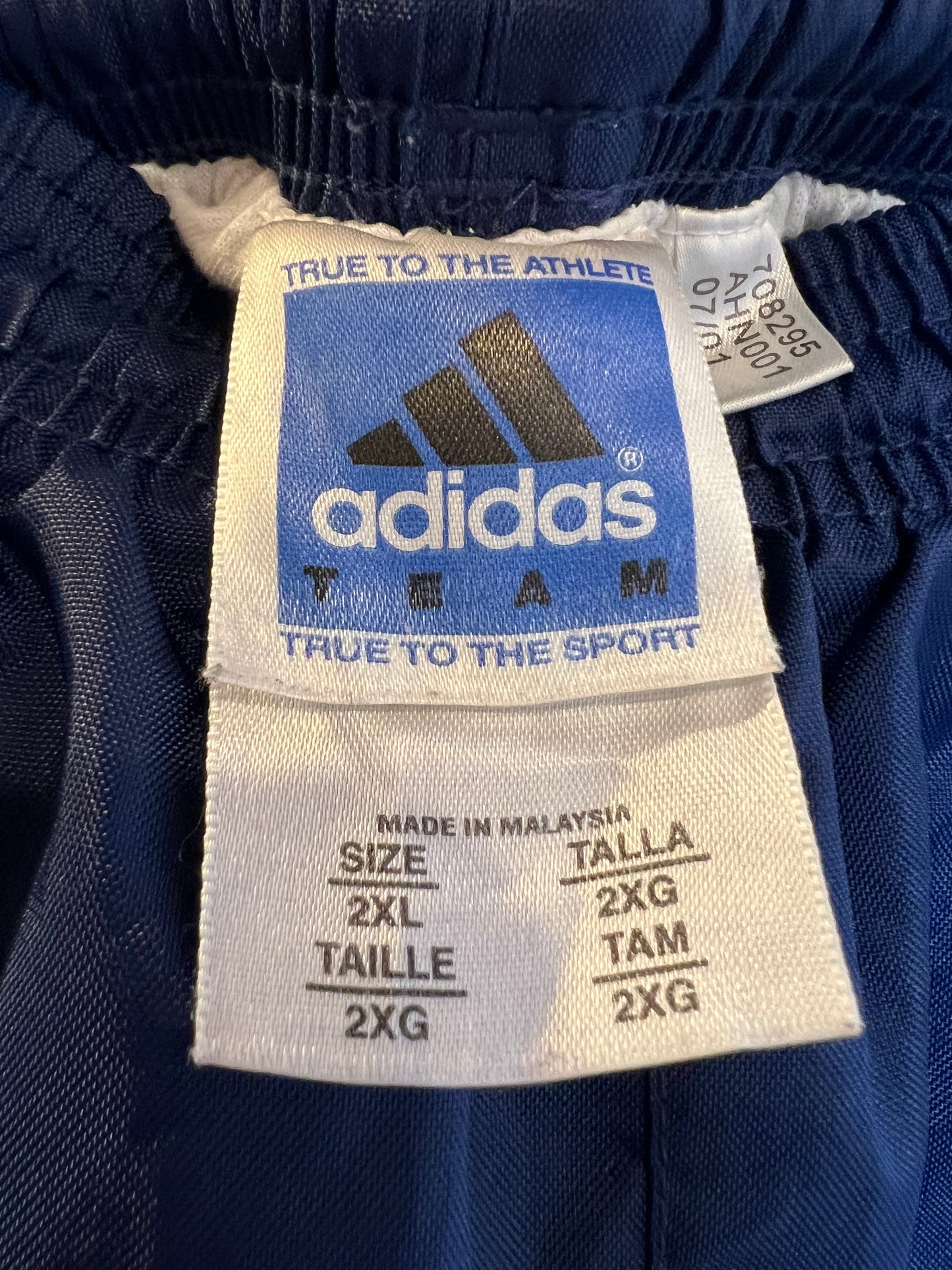 Adidas Navy Insulated Trackies (Size XXL)