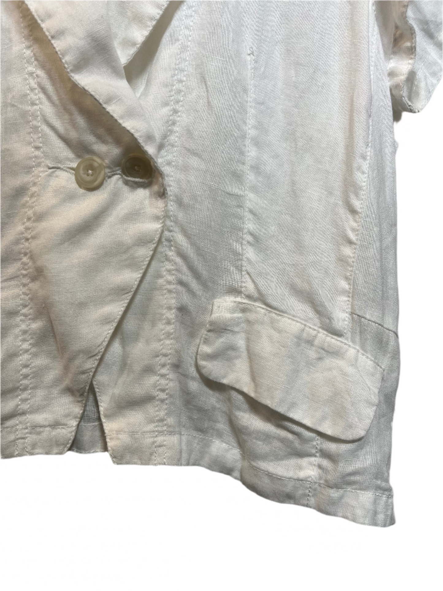 Sandwich Women's White Linen Blouse (Size M)