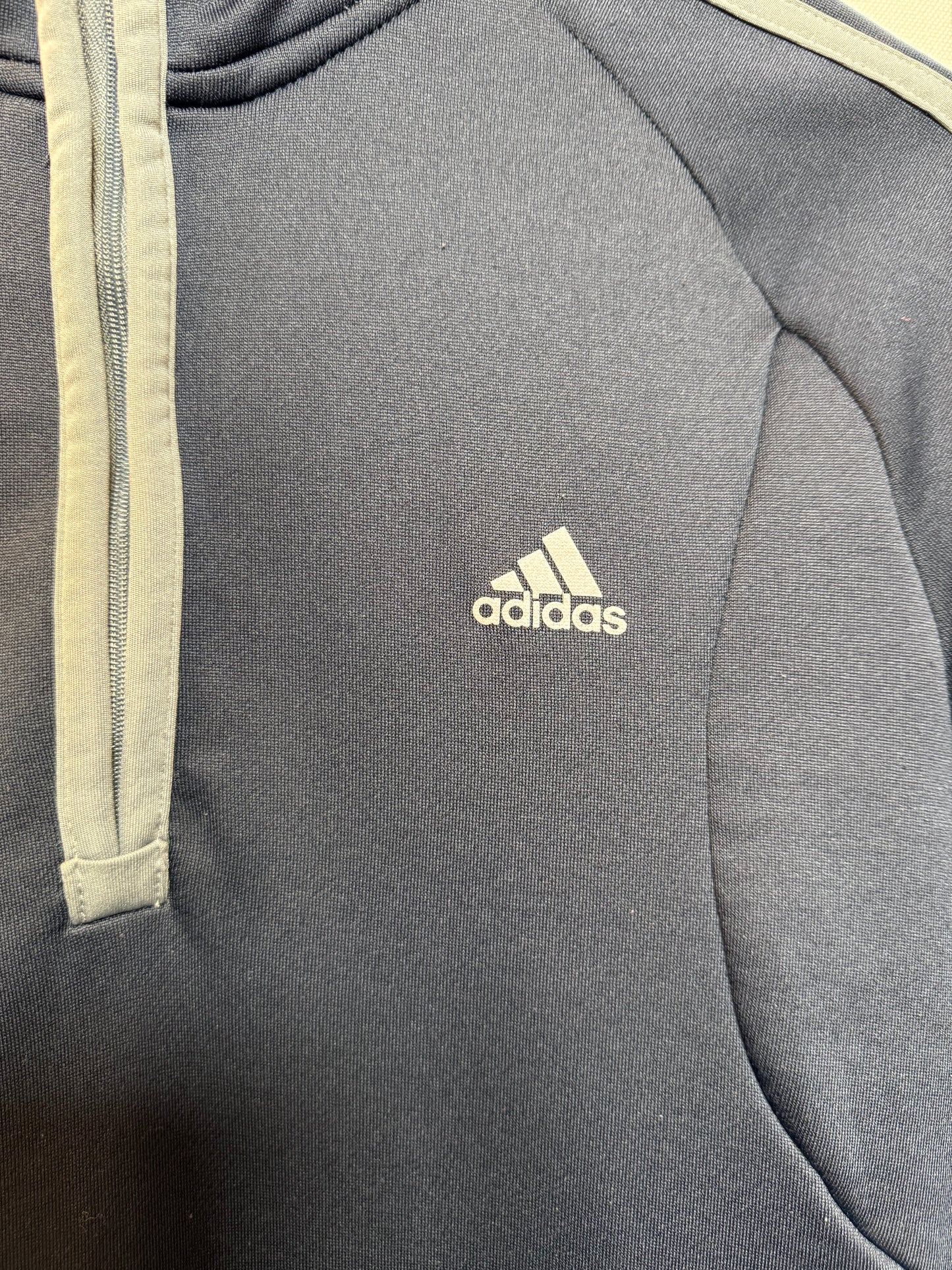 Adidas Blue Track Jacket (Size M)